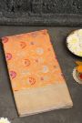 Banarasi Silk Orange Saree