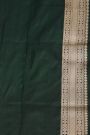Banarasi Silk Bottle Green Saree