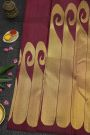 Kancheepuram Silk Wine Saree