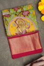 Kancheepuram Silk Parrot Green Saree