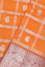 Venkatagiri Silk Orange Saree