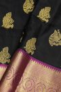 Venkatagiri Silk Black Saree
