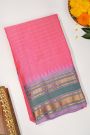 Gadwal Silk Pink Saree