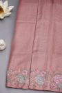 Designer Tussar Onion Pink Saree