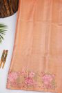 Designer Tussar Peach Saree