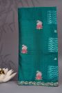 Designer Tussar Rama Green Saree
