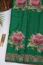 Designer Tussar Green Saree