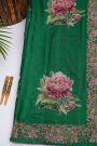 Designer Tussar Green Saree