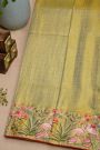 Fusion Tissue Gold Saree
