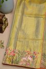 Fusion Tissue Gold Saree