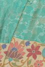 Fusion Silk Sky Blue Saree
