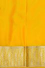 Mysore Crepe Yellow Saree