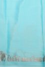 Mysore Crepe Sky Blue Saree