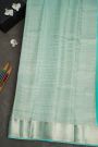Mysore Crepe Sky Blue Saree