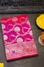 Banarasi Silk Pink Saree