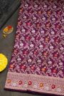 Banarasi Silk Purple Saree