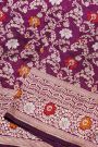 Banarasi Silk Purple Saree