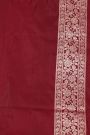 Banarasi Silk Maroon Saree