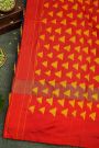 Ikat Silk Dual Colour Saree