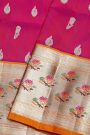 Venkatagiri Silk Magenta Saree