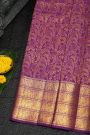 Kancheepuram Silk Purple Saree