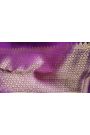 Kancheepuram Silk Purple Saree With Temple Background Border