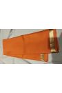 Mysore Crepe  Orange Saree