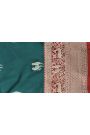 Banarasi Silk Bottle Green Saree