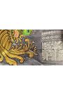 Gadwal Silk Off White Saree With Tanjore Hand-Painted Border And Floral Brocade Pallu