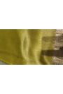 Fancy Kora Grey Saree With Checks And Floral Buttis Body