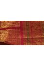 Gadwal Silk Red Saree
