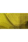 Kancheepuram Silk Leaf Green Saree With Paisley Buttis Body