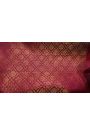 Kancheepuram Pure Silk Maroon Saree With Floral And Leaves Jaal Border