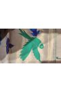 Narayanpet Silk Bottle Green Saree With Muniya Buttis Border