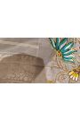 Gadwal Silk Off White Saree With Tanjore Hand-Painted Border