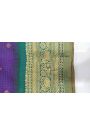 Gadwal Silk Violet Saree