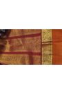 Kancheepuram Silk Peach Saree