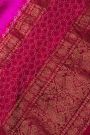 Kanchi Bandhani Silk Hot Pink Saree