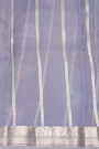 Designer Organza Grey Saree