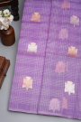 Designer Organza Lavender Saree