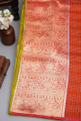 Designer Organza Mehendi Green Saree