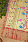 Paithani Weaving Silk Gold Saree