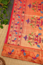 Paithani Weaving Silk Light Pink Saree