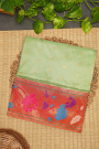Paithani Silk Pista Green Saree