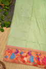 Paithani Silk Pista Green Saree