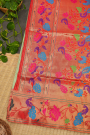 Paithani Silk Pista Green Saree