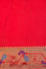 Paithani Weaving Silk Baby Pink Saree