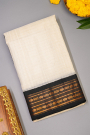 Gadwal Cotton Off White Saree