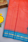 Gadwal Silk Red Saree