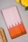 Gadwal Silk Off White Saree